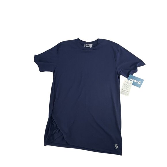 Soffe Drirelease T-Shirt Performance T-Shirt S Navy Blue Men's Short Sleeve Brea - Picture 3 of 9
